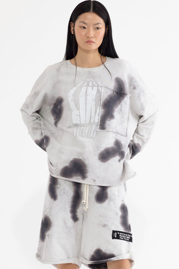 BEYAZ SİYAH SWEATSHIRT 13282