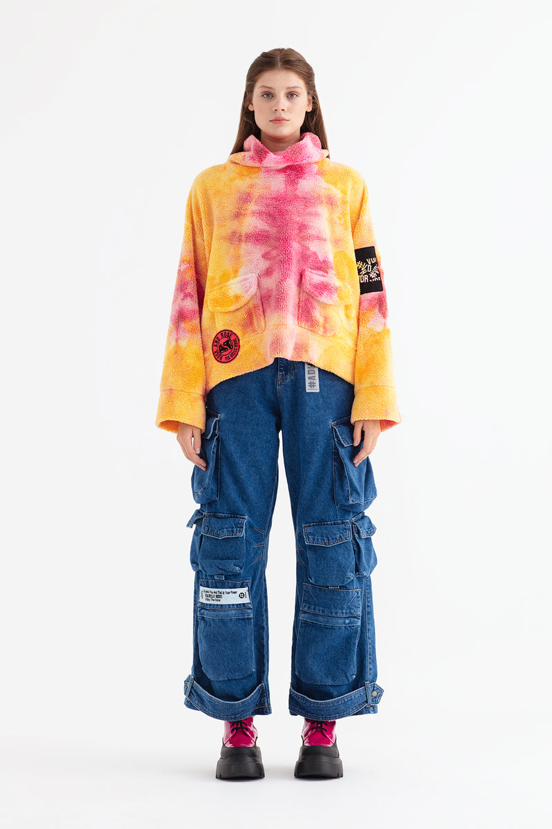 SARI FUŞYA SWEATSHIRT 13396