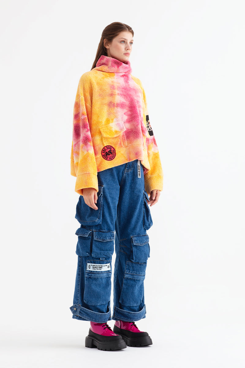 SARI FUŞYA SWEATSHIRT 13396