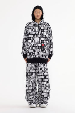 SİYAH BEYAZ SWEATSHIRT 13413