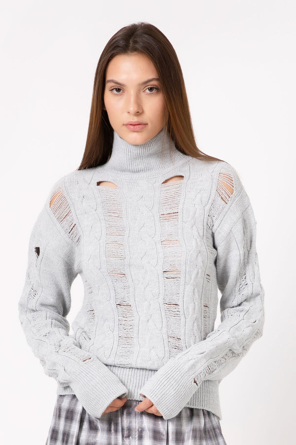GRİ MELANJ KAZAK 4033