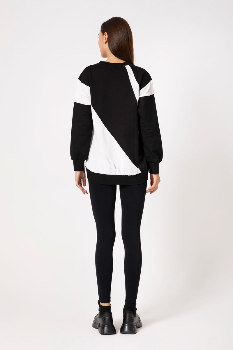 SİYAH SWEATSHIRT 4270