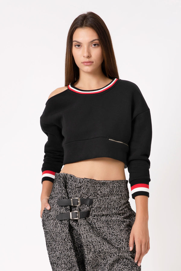 SİYAH SWEATSHIRT 4283