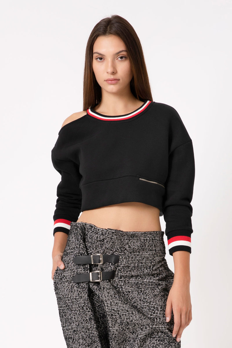 SİYAH SWEATSHIRT 4283