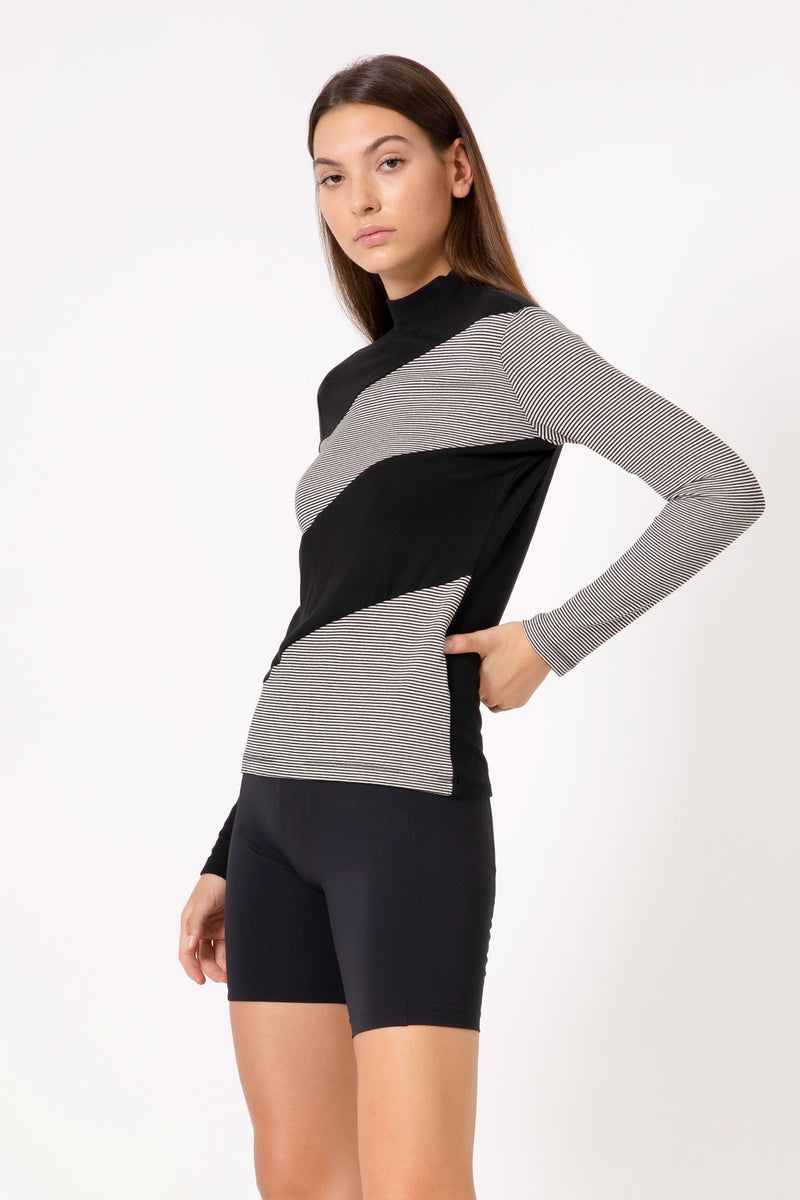 SİYAH UZUN T-SHIRT 4295