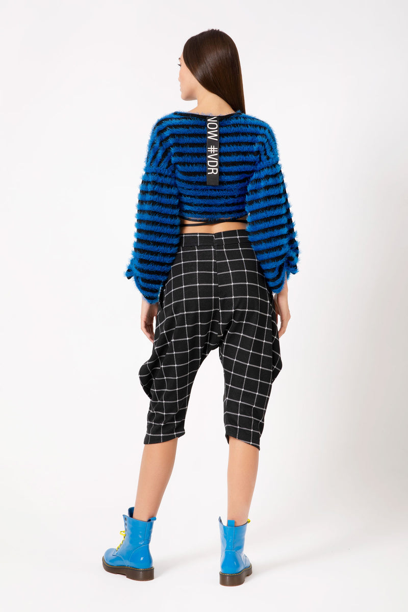 SİYAH SAKS MAVİSİ SWEATSHIRT 4306