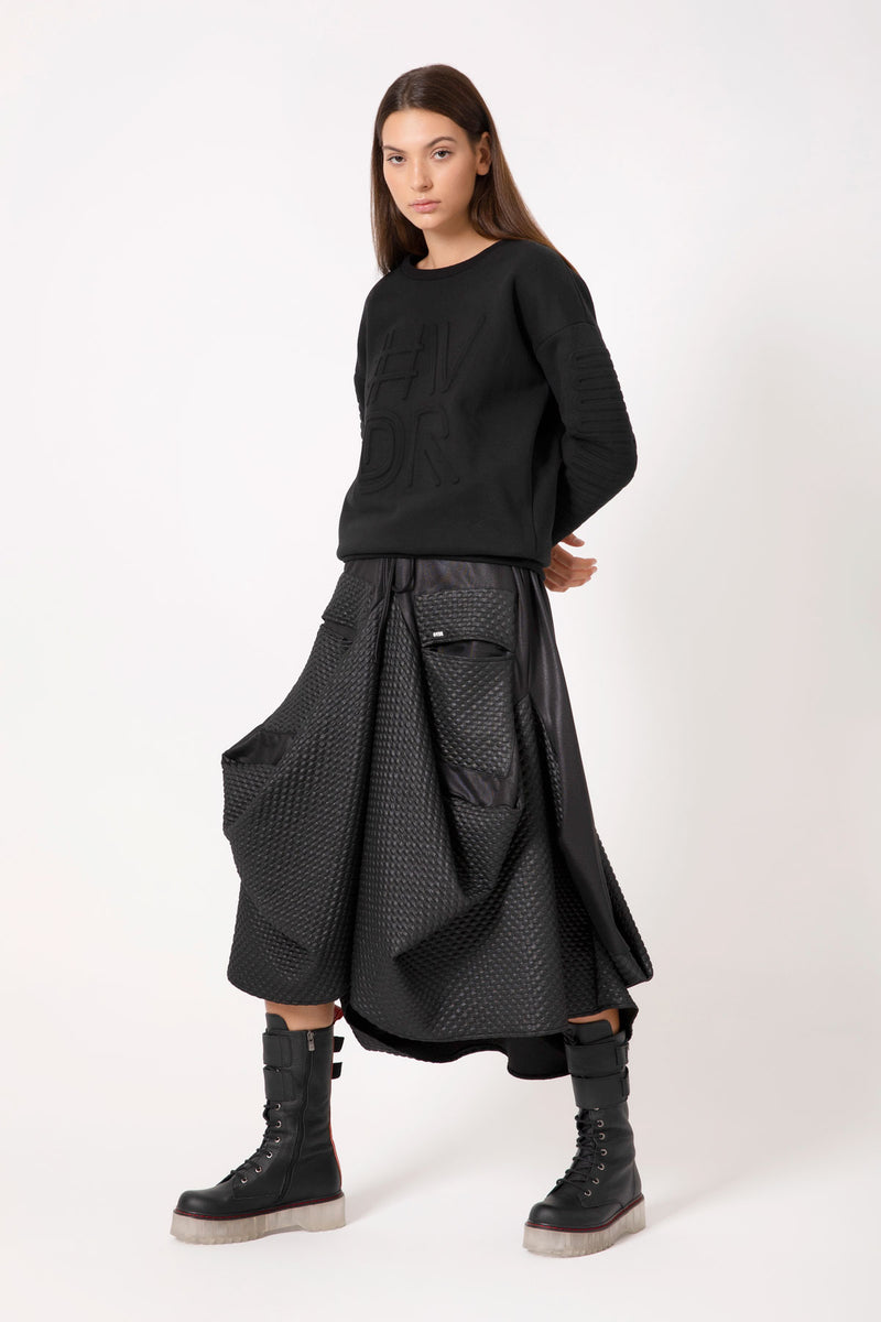 SİYAH SWEATSHIRT 4313