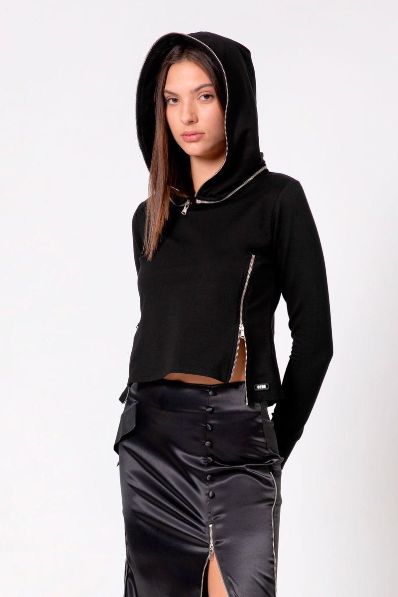 SİYAH SWEATSHIRT 4467