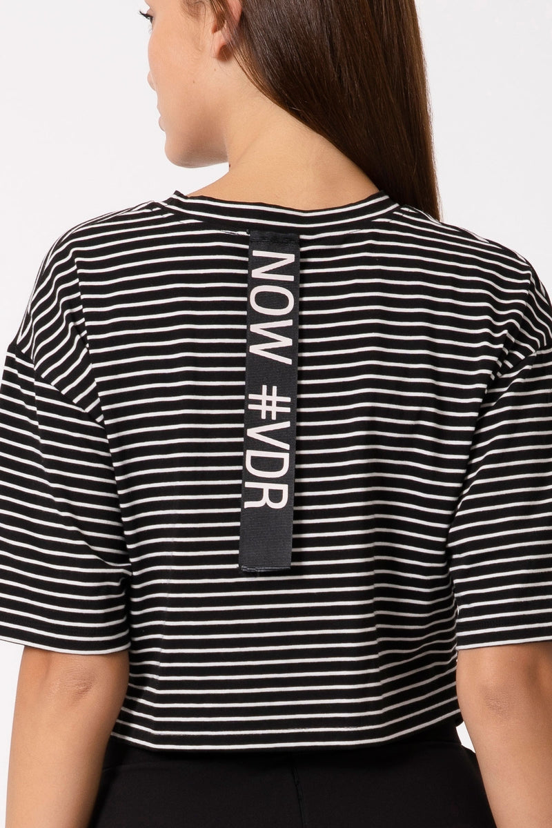 SİYAH KREM T-SHIRT 4489