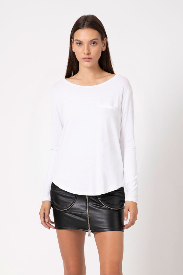 BEYAZ UZUN T-SHIRT 4558