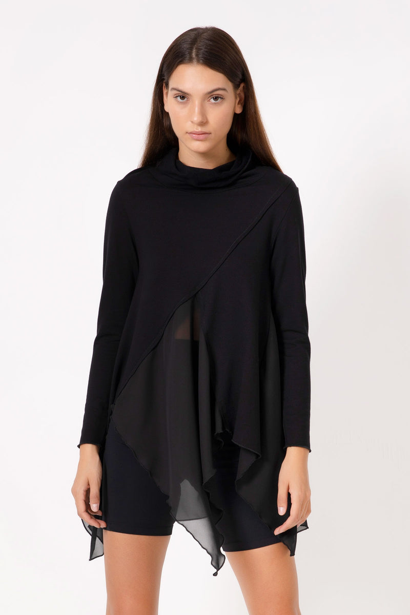 SİYAH BLUZ 4572