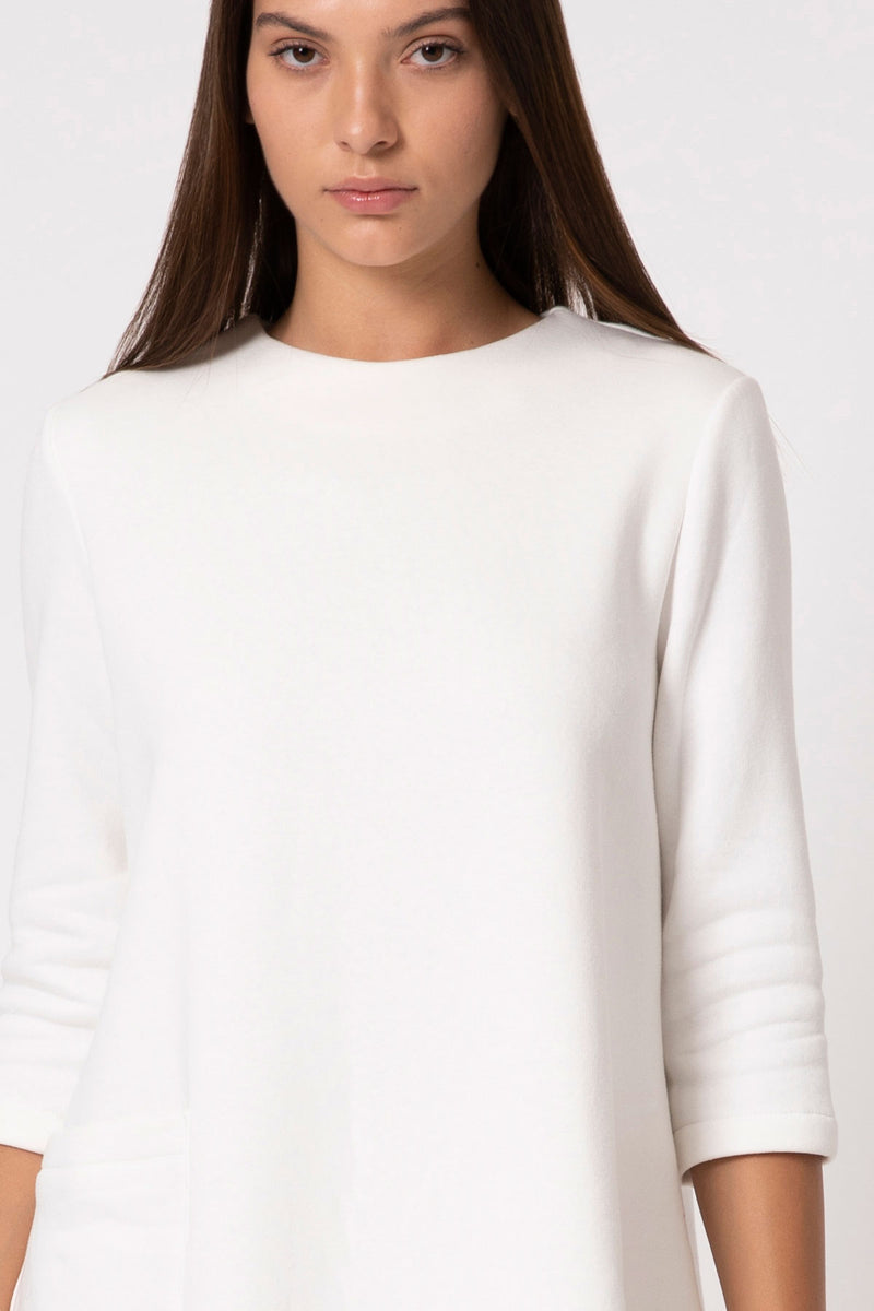 KREM ELBİSE 4585