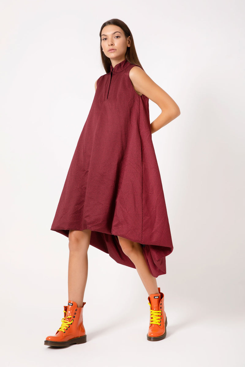 BORDO ELBİSE 4586