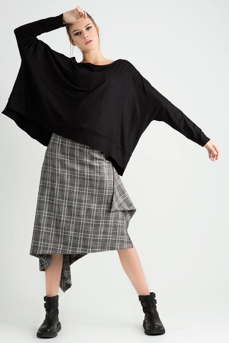 SİYAH SWEATSHIRT 6052