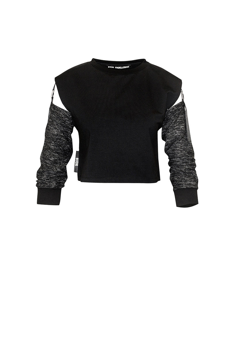 SİYAH SWEATSHIRT 6178