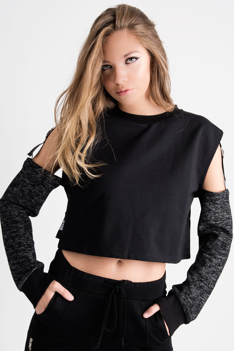SİYAH SWEATSHIRT 6178