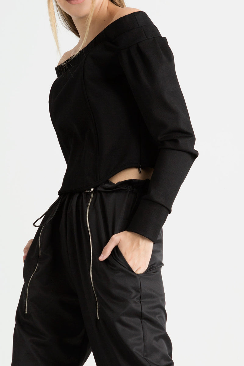 SİYAH SWEATSHIRT 6179