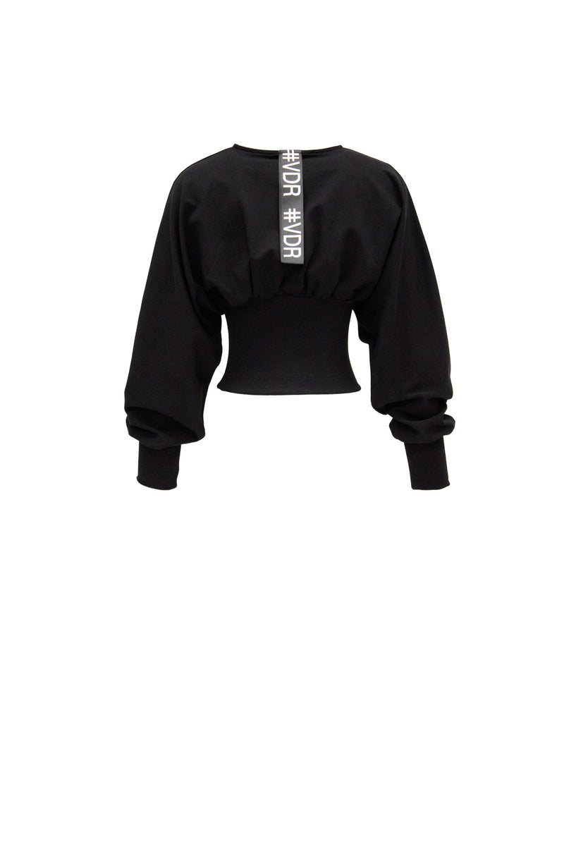 SİYAH BLUZ 6181