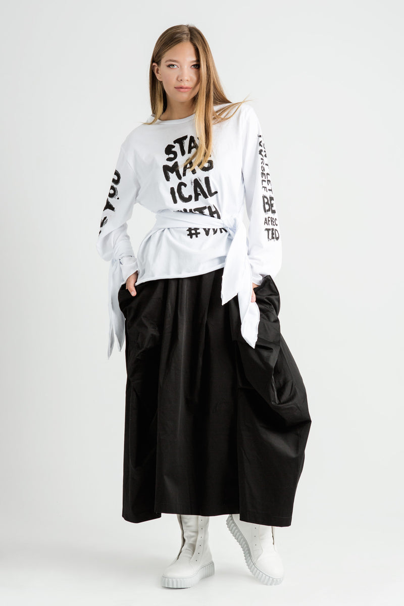 BEYAZ UZUN T-SHIRT 6183