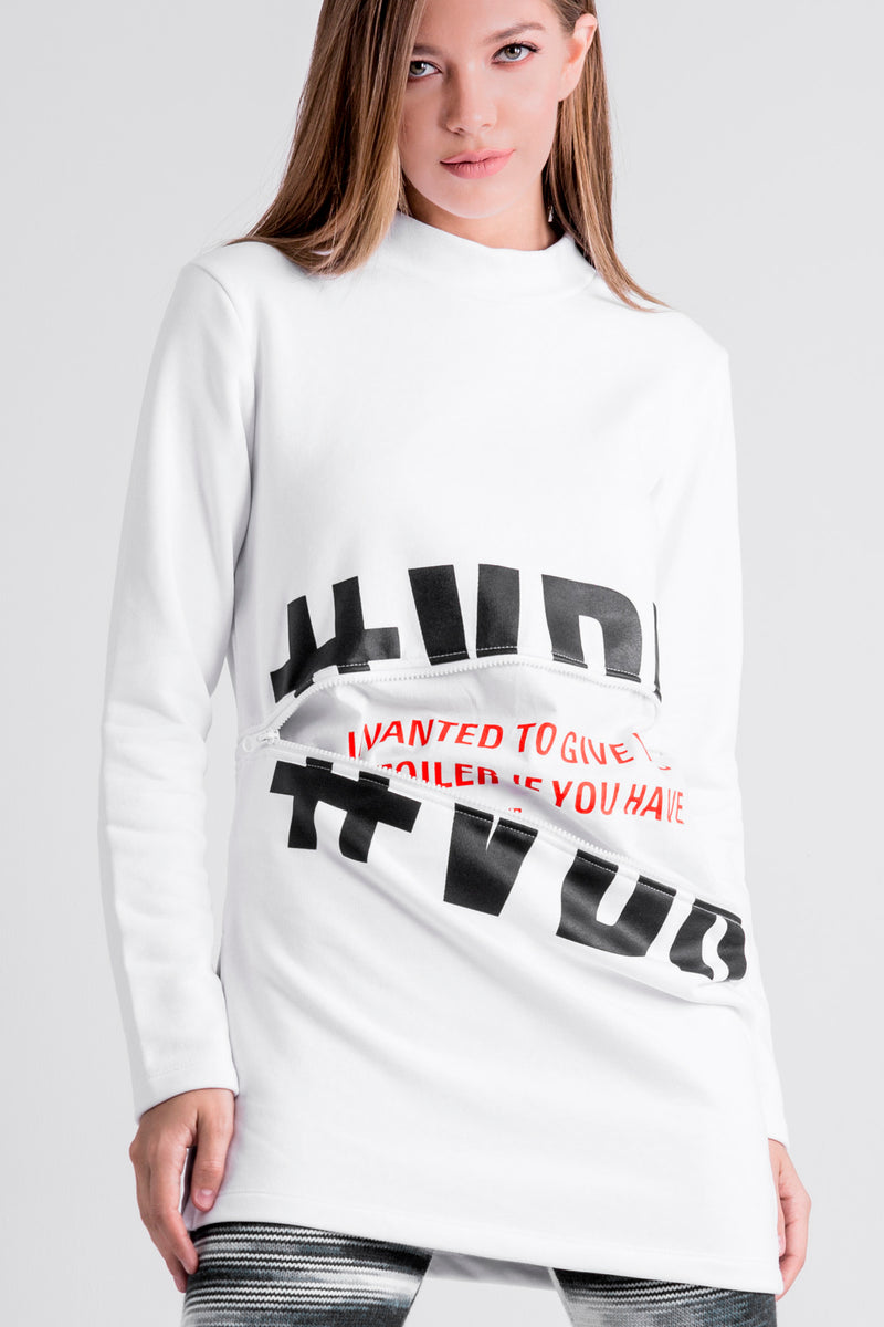 BEYAZ SWEATSHIRT 6186