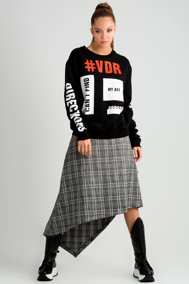 SİYAH SWEATSHIRT 6215