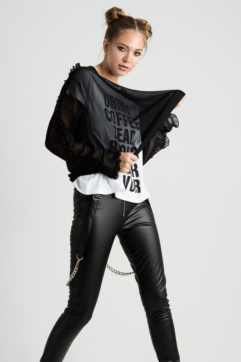 SİYAH BLUZ 6250