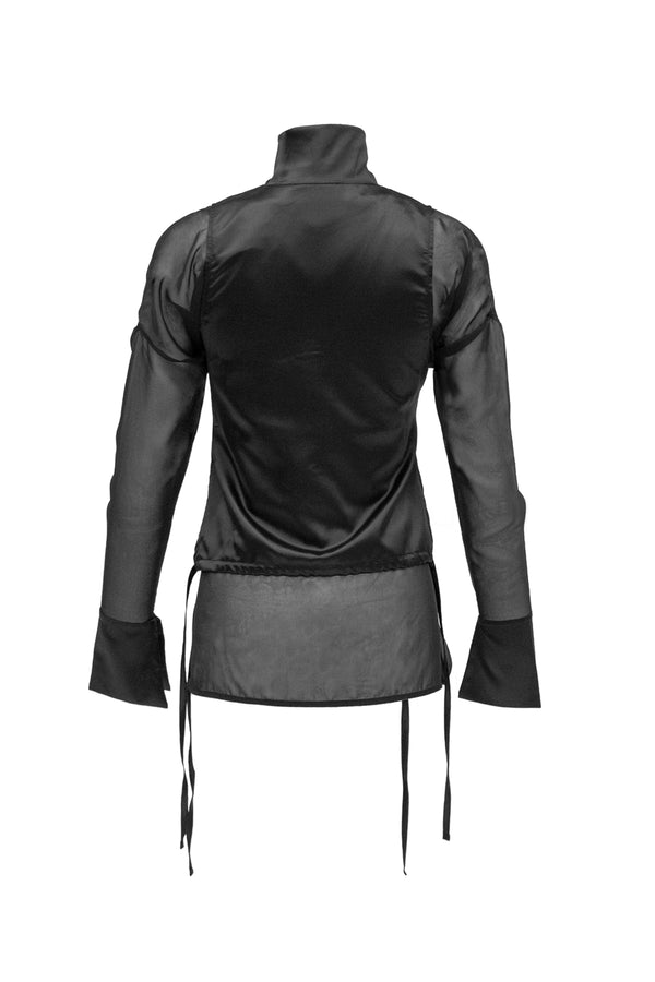 SİYAH BLUZ 6257