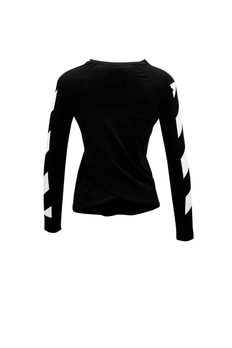 SİYAH UZUN T-SHIRT 6281