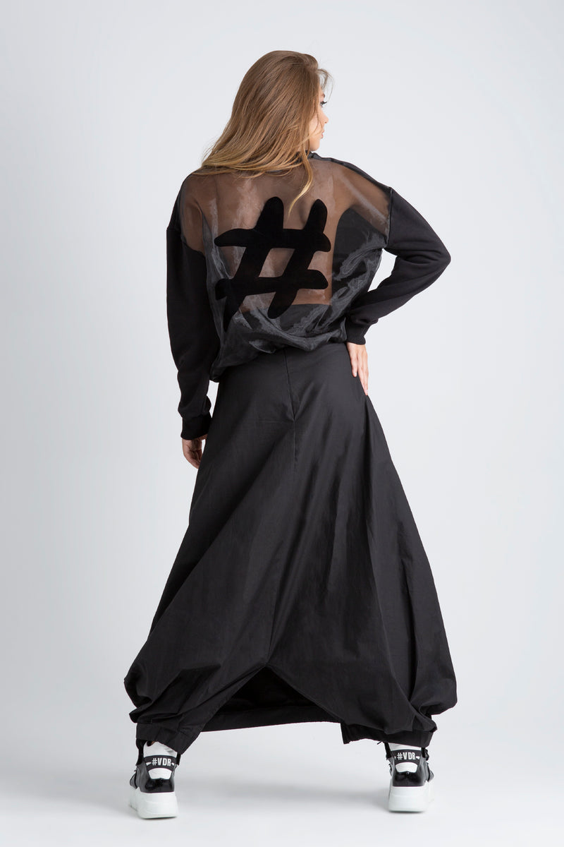 SİYAH SWEATSHIRT 6288