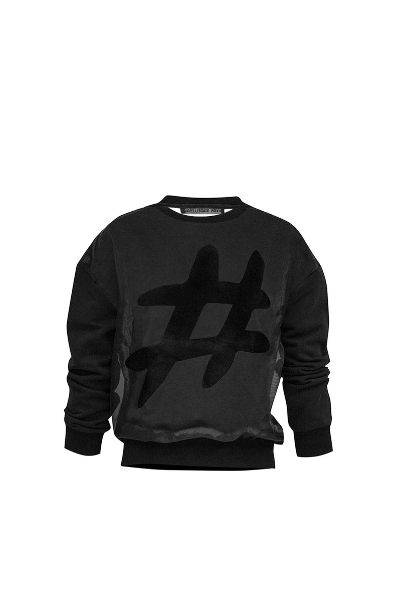 SİYAH SWEATSHIRT 6288