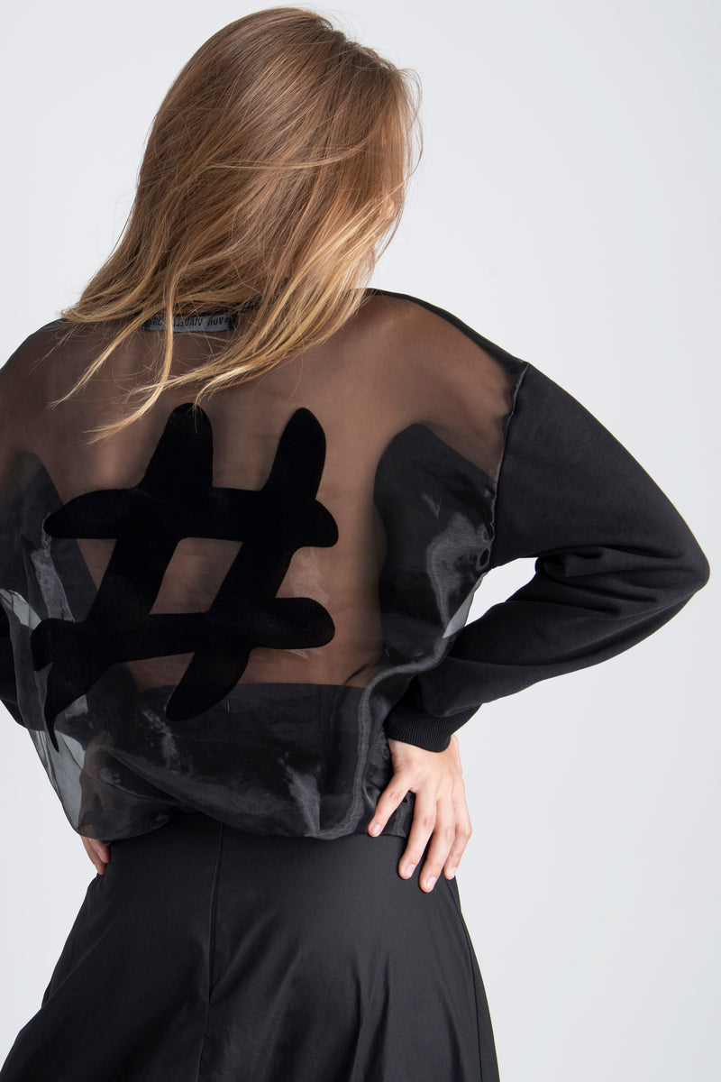 SİYAH SWEATSHIRT 6288