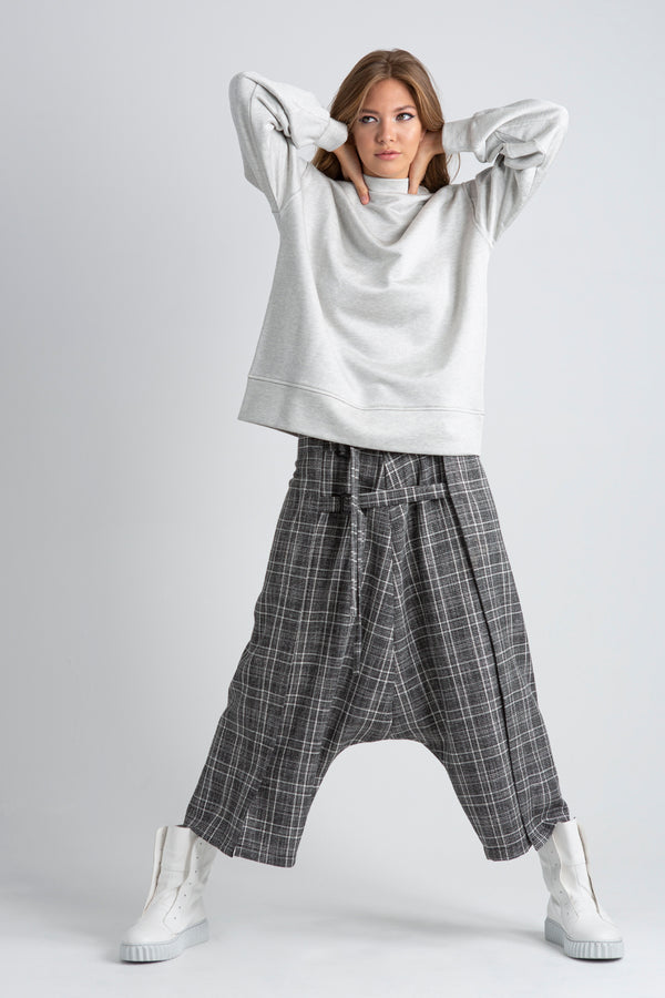 GRİ MELANJ SWEATSHIRT 6331