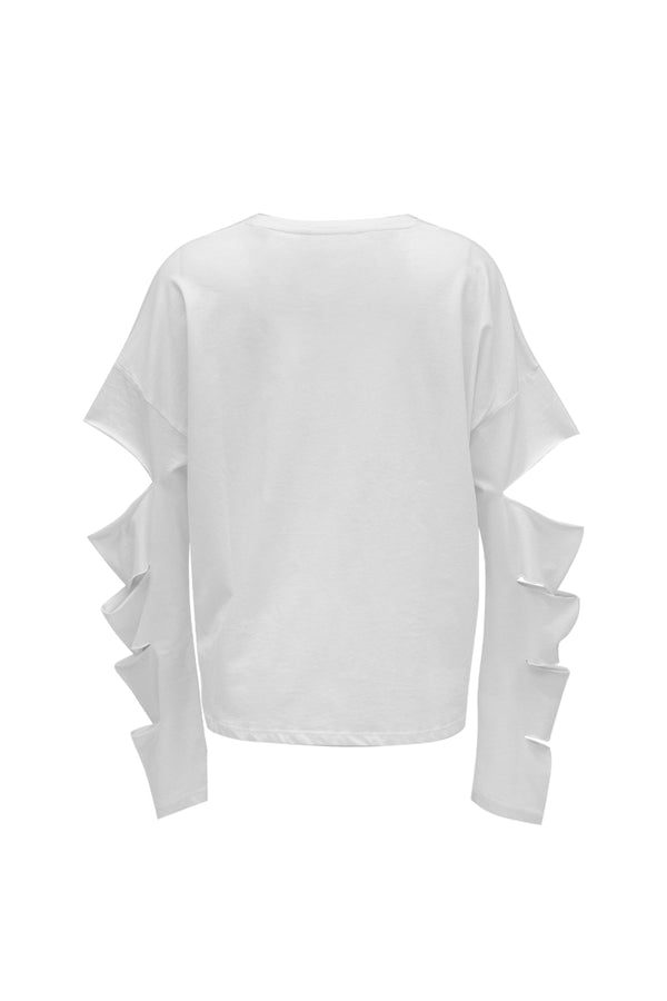BEYAZ UZUN T-SHIRT 6332