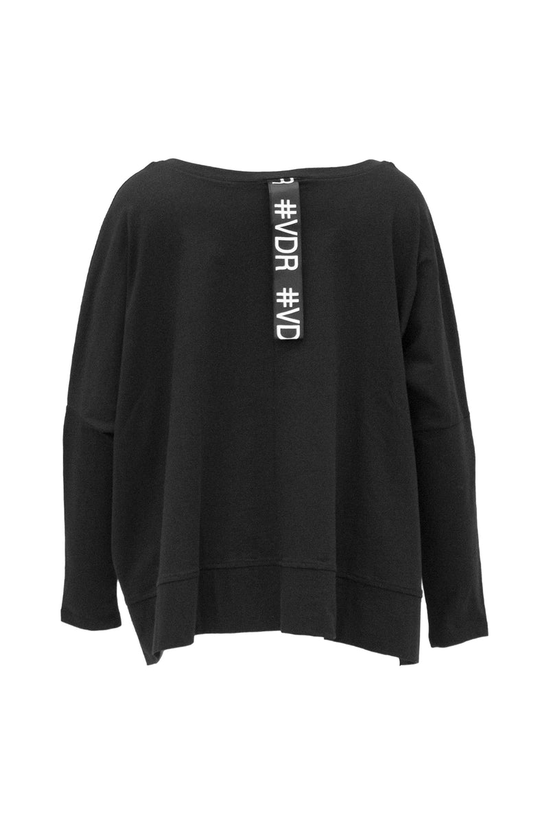 SİYAH UZUN T-SHIRT 6342