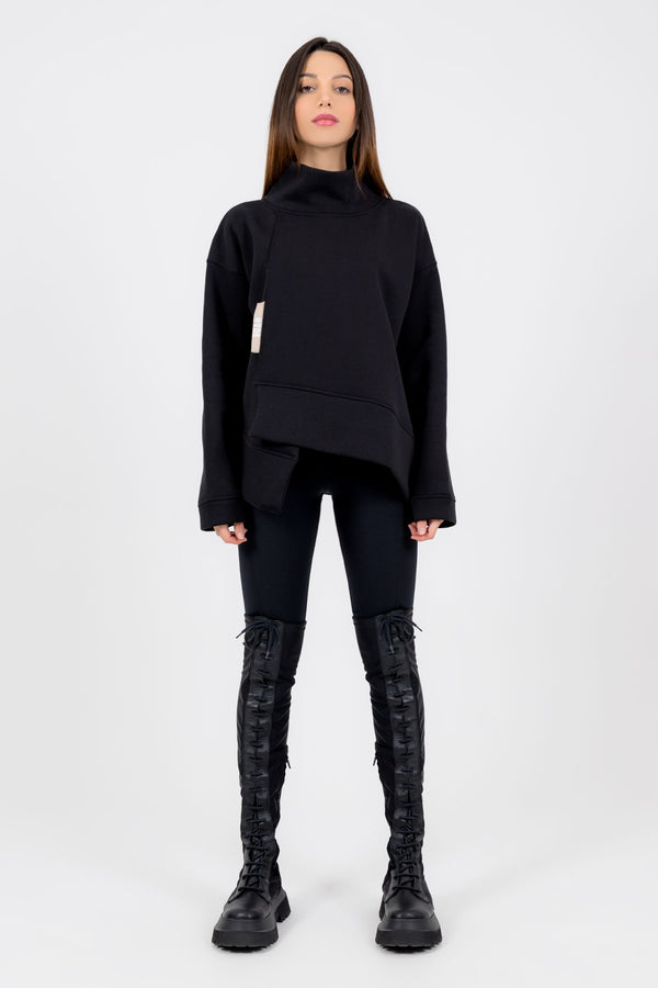 SİYAH SWEATSHIRT 8027