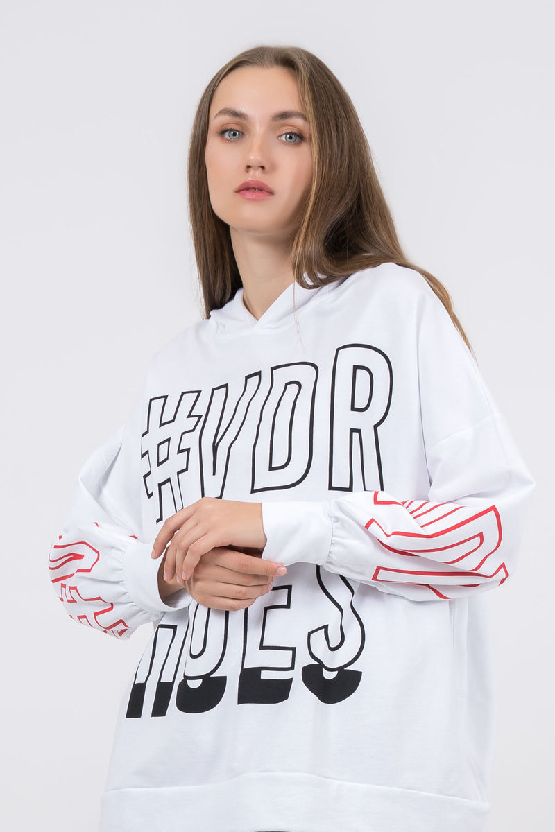 BEYAZ SWEATSHIRT 8037