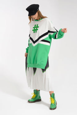 YEŞİL SWEATSHIRT 8047