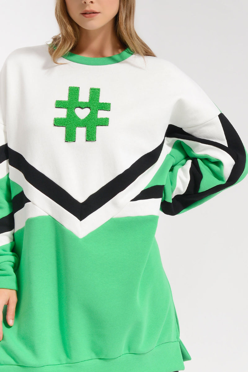 YEŞİL SWEATSHIRT 8047