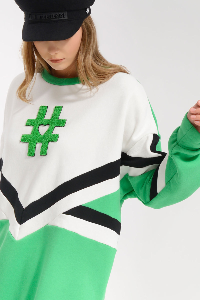 YEŞİL SWEATSHIRT 8047