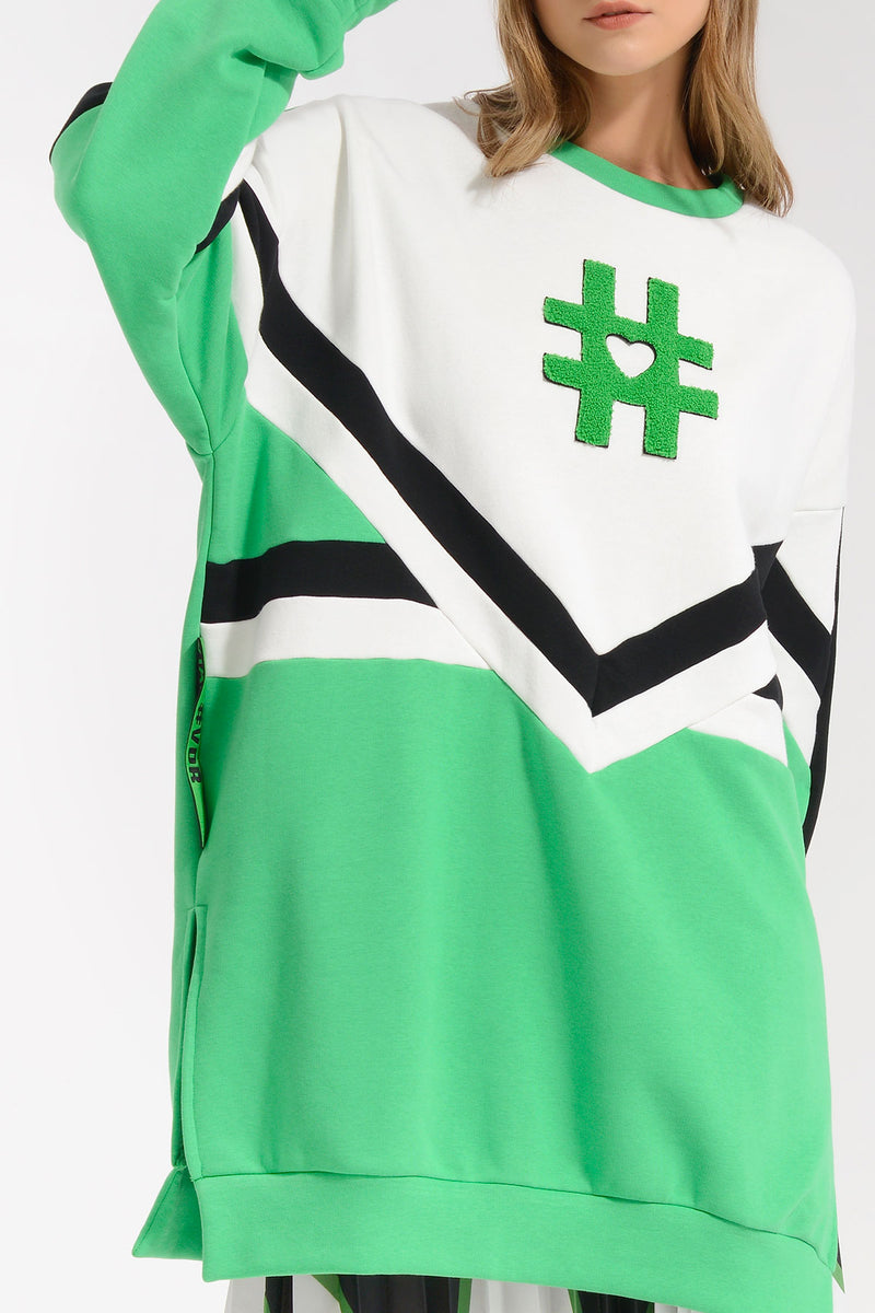 YEŞİL SWEATSHIRT 8047