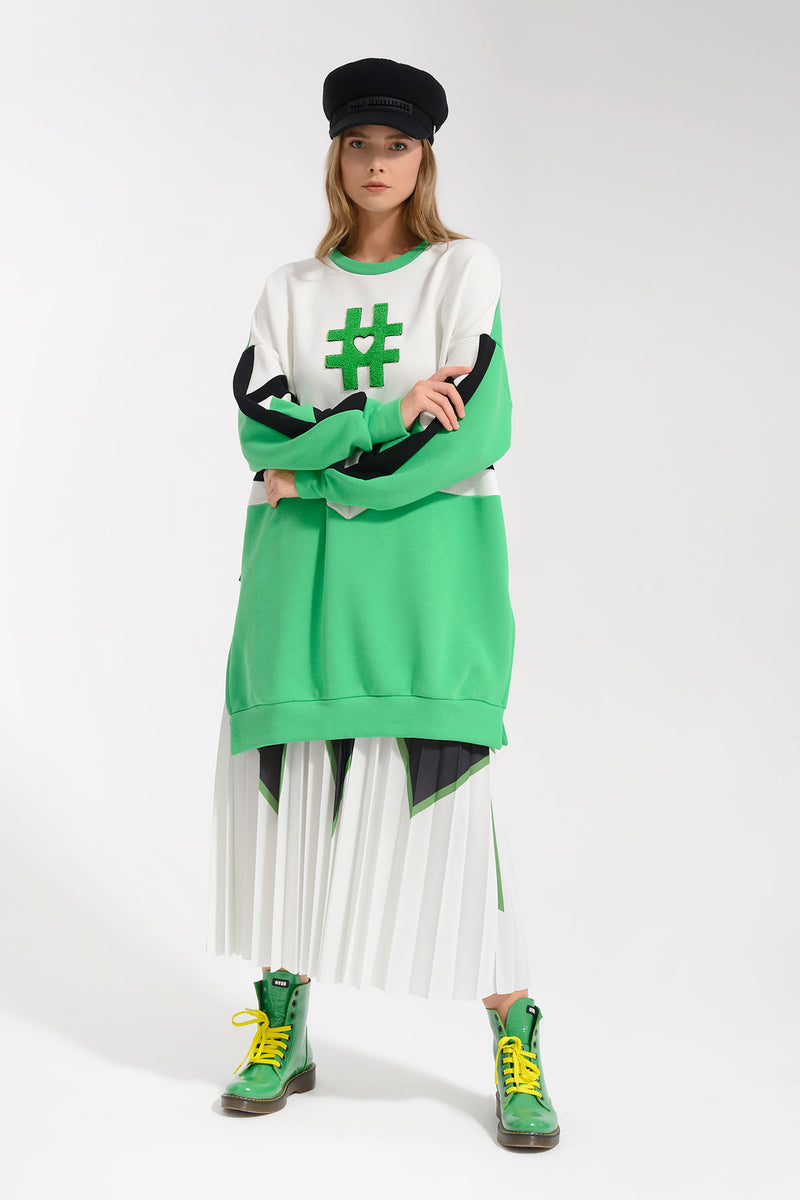 YEŞİL SWEATSHIRT 8047