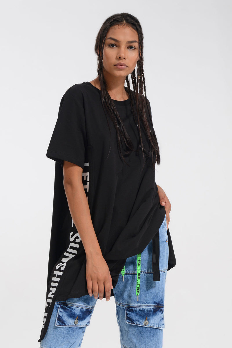 SİYAH T-SHIRT 8064