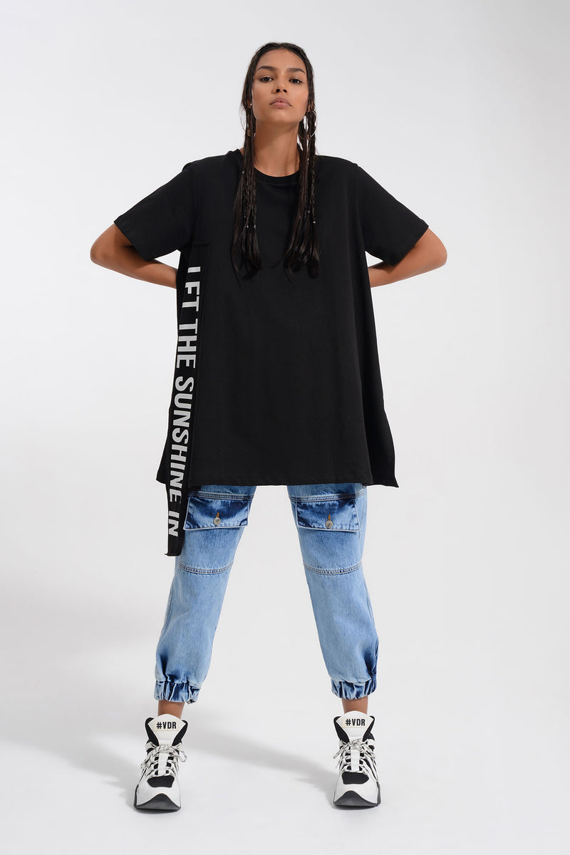 SİYAH T-SHIRT 8064
