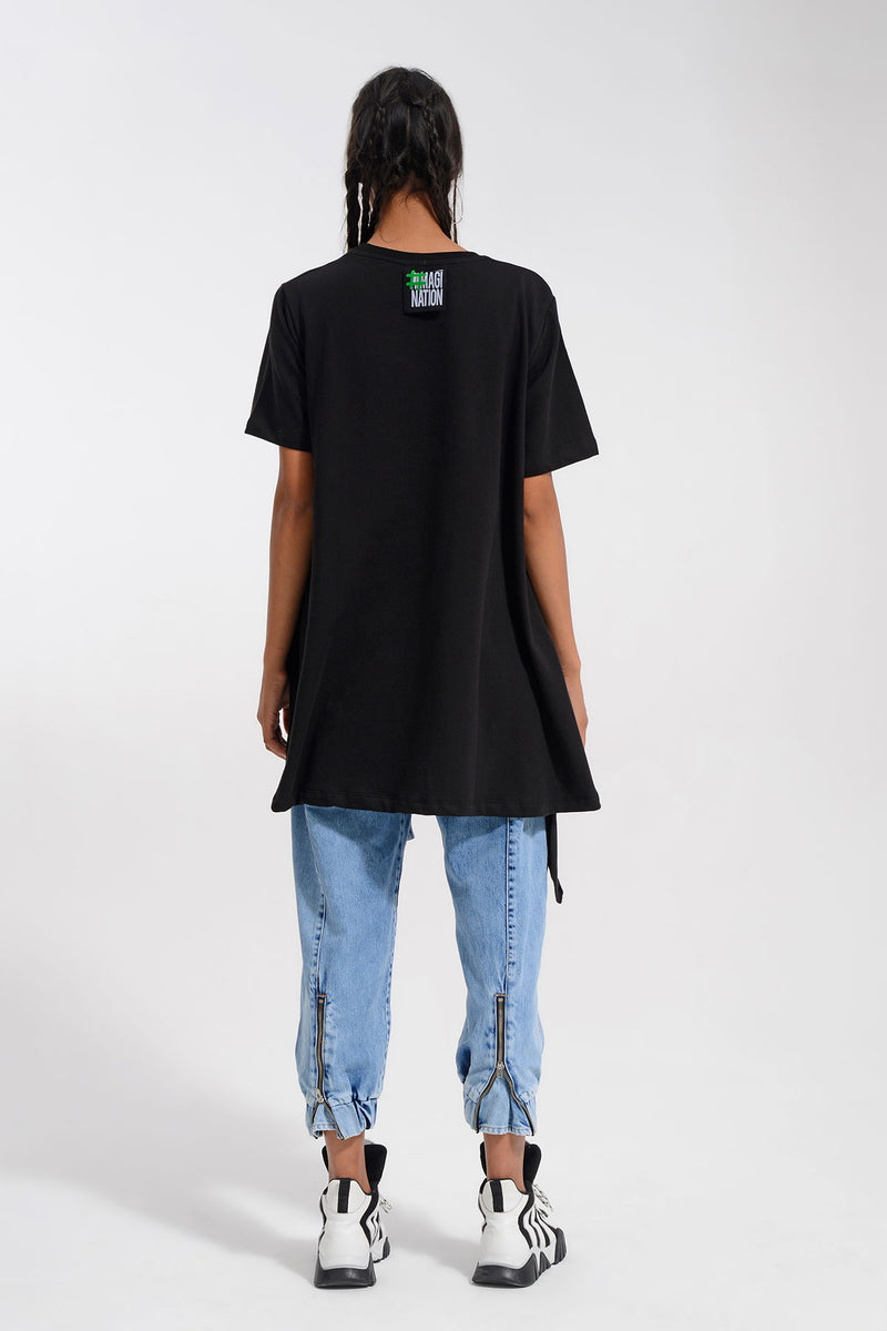SİYAH T-SHIRT 8064