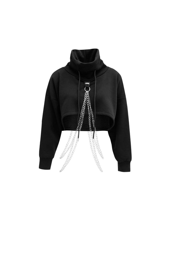 SİYAH SWEATSHIRT 8065
