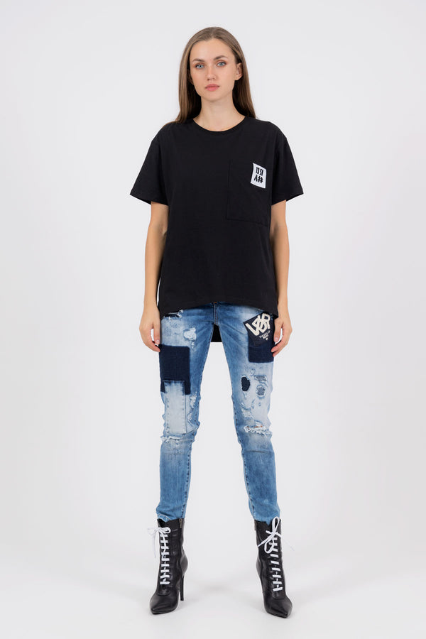 SİYAH T-SHIRT 8183