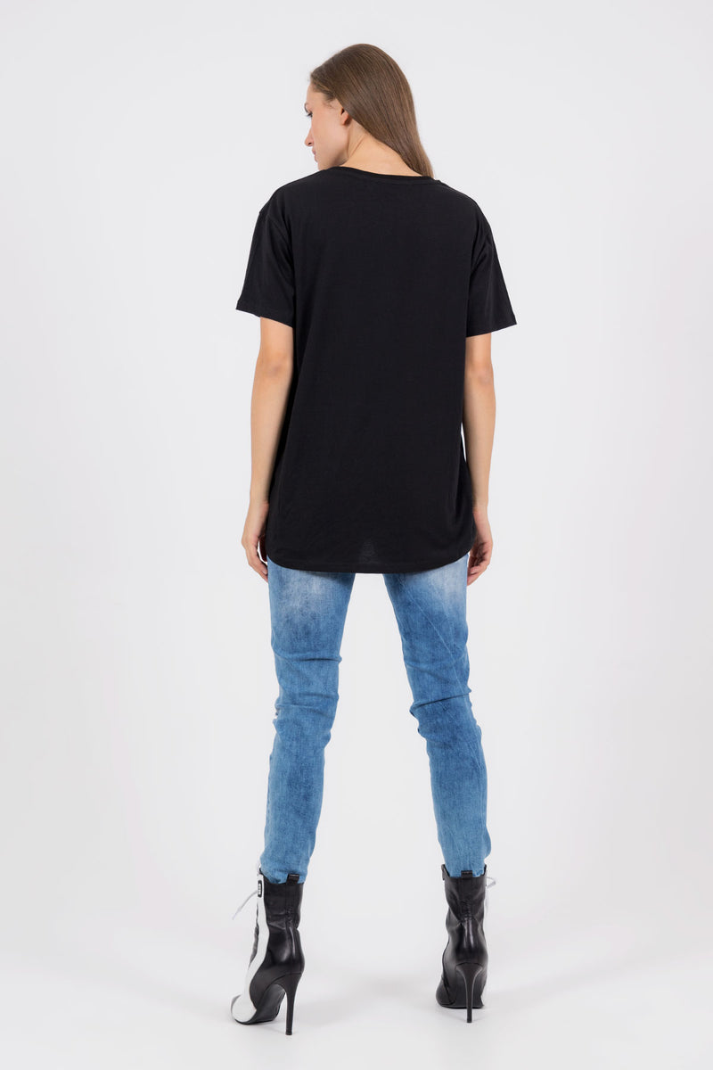 SİYAH T-SHIRT 8183
