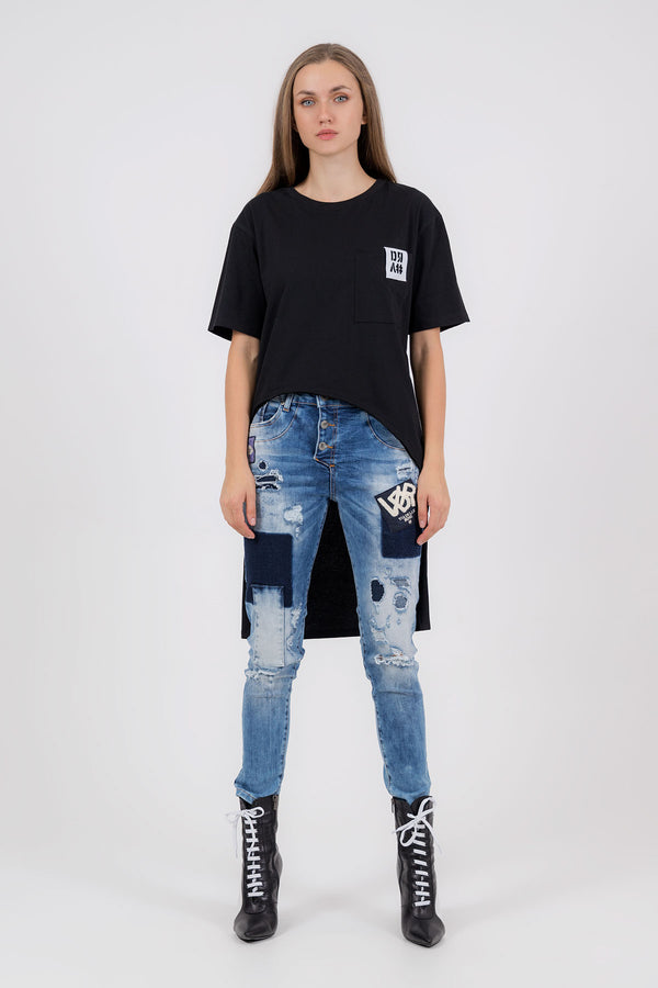 SİYAH T-SHIRT 8184
