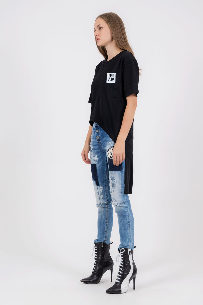 SİYAH T-SHIRT 8184