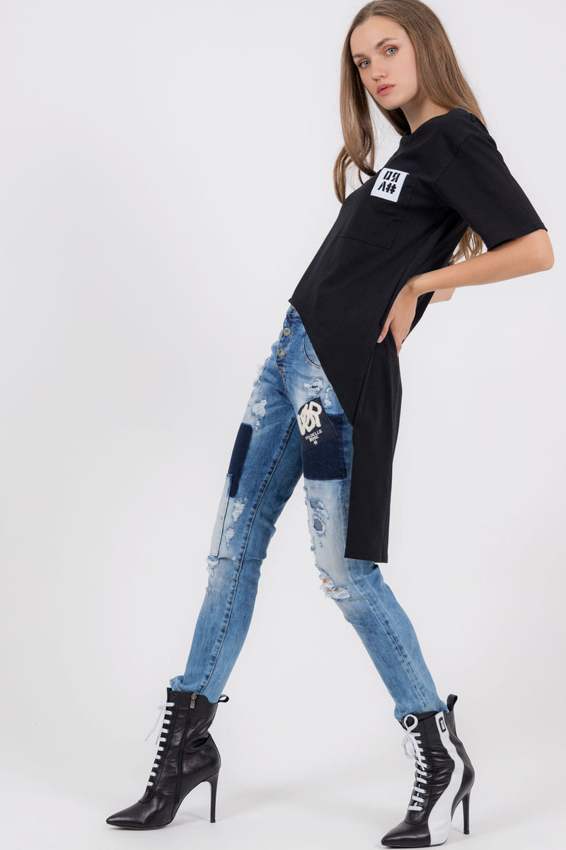 SİYAH T-SHIRT 8184